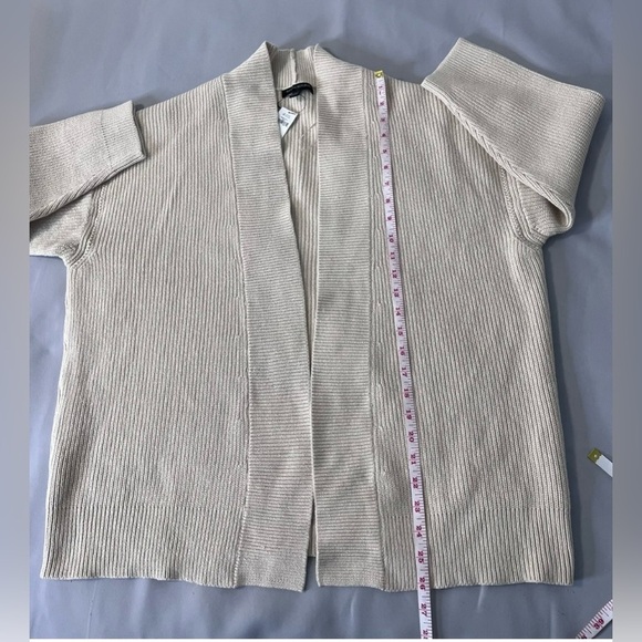 NWT Banana Republic Women's Beige Long Sleeve Open Front Cardigan Size Large - Picture 5 of 10
